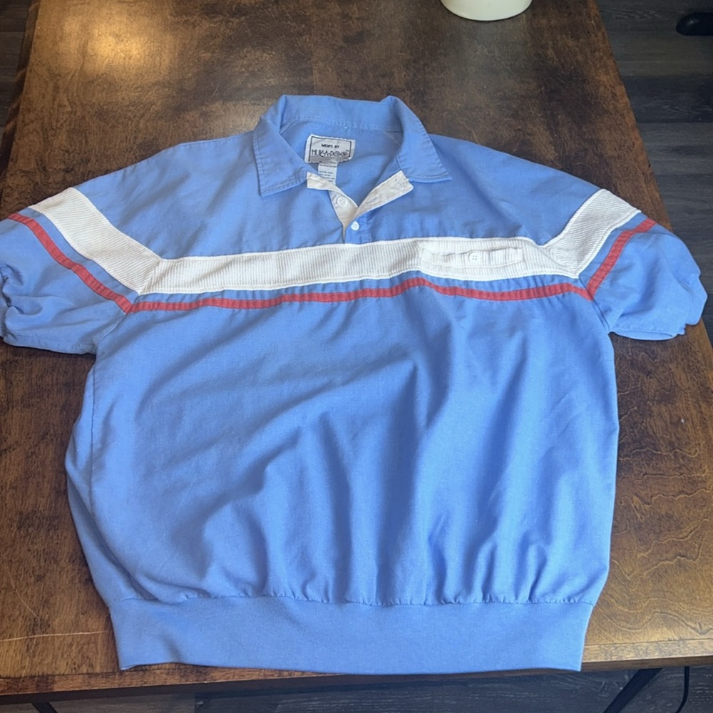 Vintage‎ men’s short sleeve collar shirt 1X